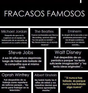 Taller de Coaching en en CAC Malaga - Fracasos de los famosos