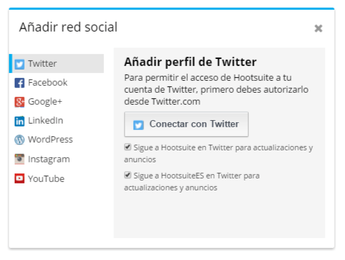 programar redes sociales en hootsuite